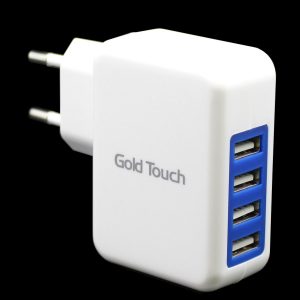 Gold Touch Wall USB Charger 5V4A